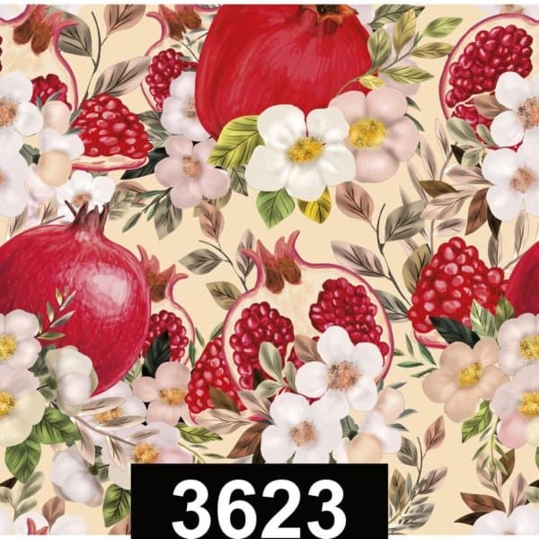 پارچه کرپ بوگاتی عمده طرح یلدا - تصویر 33