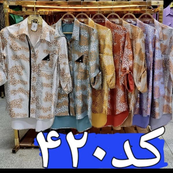 شومیز ابروبادی فویلی - تصویر 1