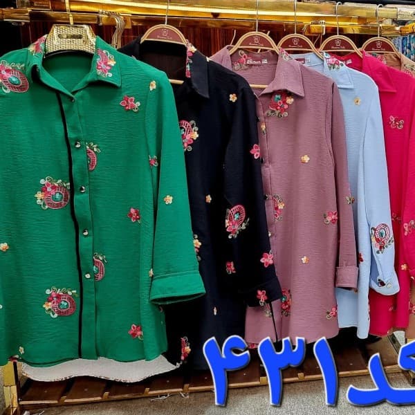 شومیز خامه دوزی - تصویر 1