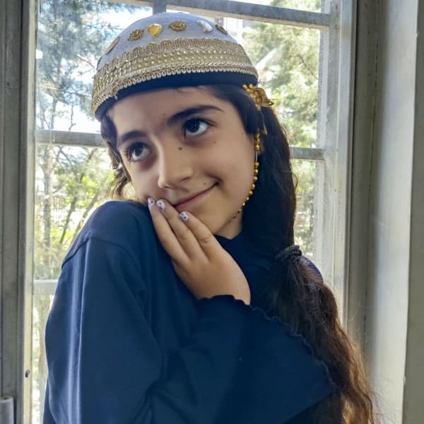 روسری گلونی ابریشمی - تصویر 6