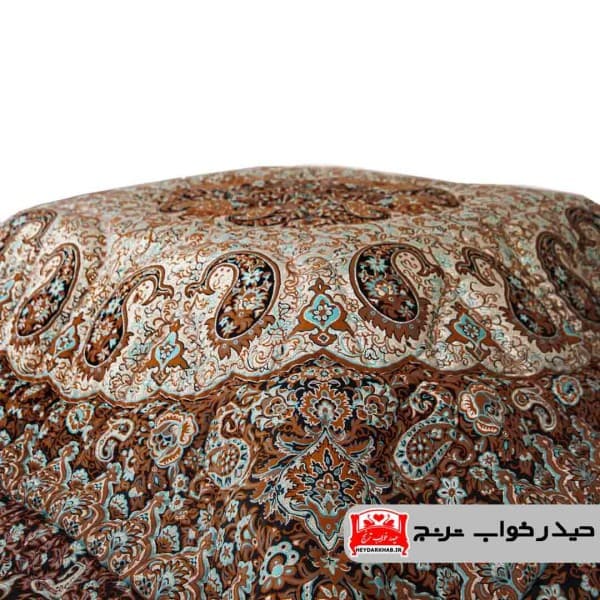 لحاف کرسی درباری طلایی(پشمی و دست دوز) - تصویر 2