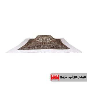 لحاف کرسی درباری طلایی(پشمی و دست دوز)