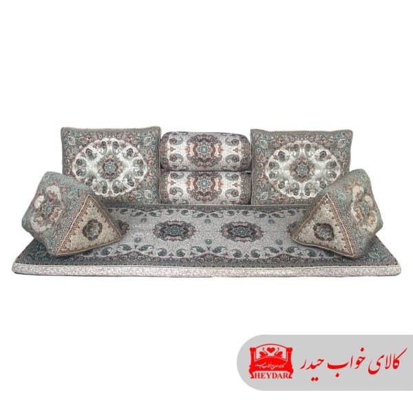 سرویس شاهنشین نیلوفر رنگ سبز - تصویر 1