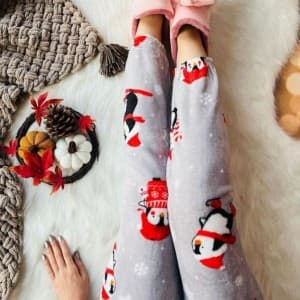 شلوار تدی طرح دار