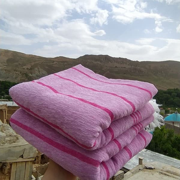 حوله استخری دستبافت مخمل - تصویر 11