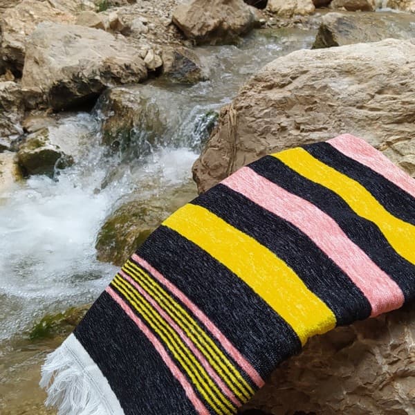 حوله استخری دستبافت مخمل - تصویر 13