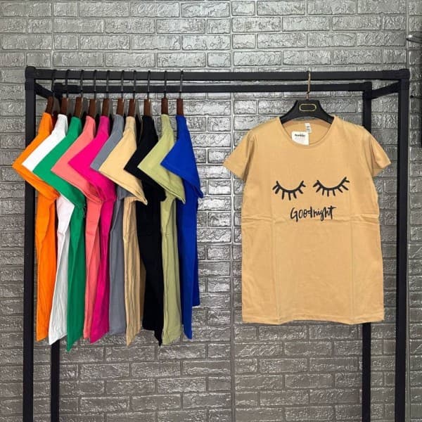 تیشرت دخترانه good night - تصویر 1