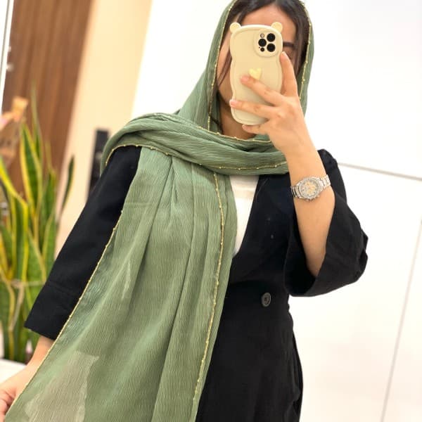 شال پلیسه زنجیری - تصویر 4