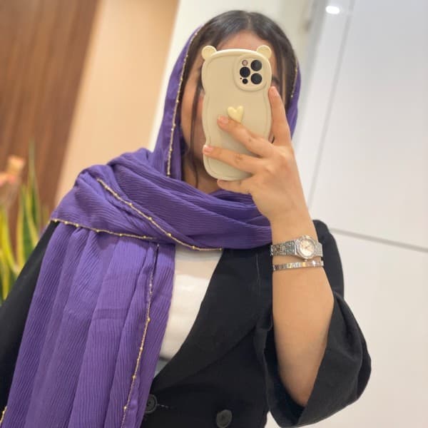 شال پلیسه زنجیری - تصویر 3