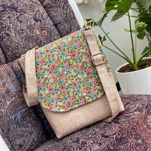 کیف دوشی طرح گل - تصویر 6