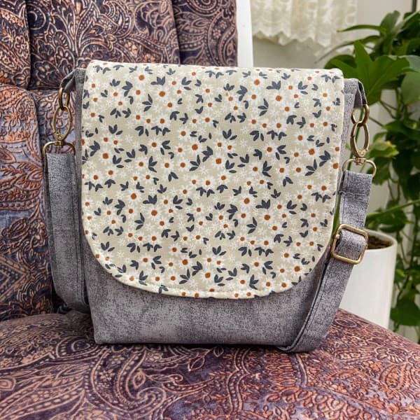 کیف دوشی طرح گل - تصویر 5