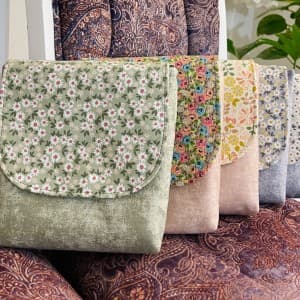کیف دوشی طرح گل