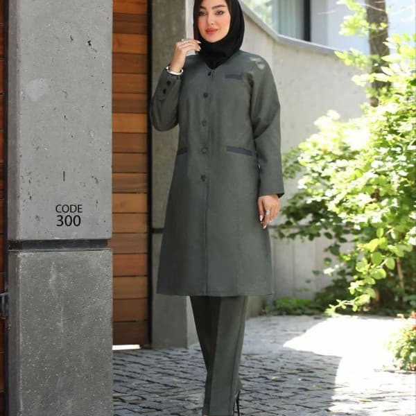 مانتو و شلواراداری ترک لند کد300 - تصویر 7