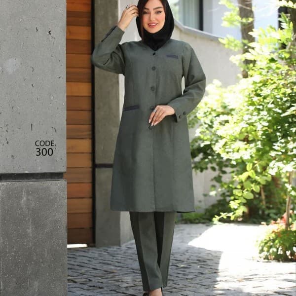 مانتو و شلواراداری ترک لند کد300 - تصویر 5