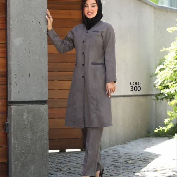 مانتو و شلواراداری ترک لند کد300 - تصویر 6