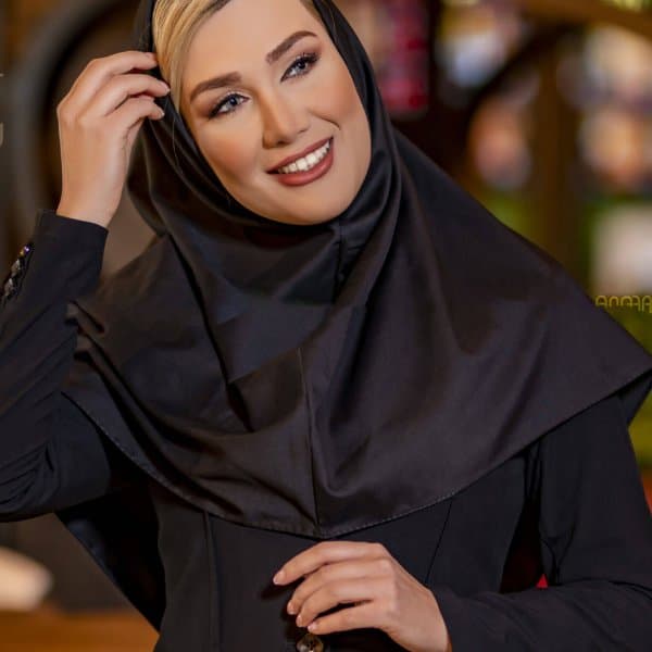 مقنعه ساده باران دخت کد 4113 - تصویر 2