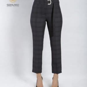 شلوار چهارخانه سگک دار630