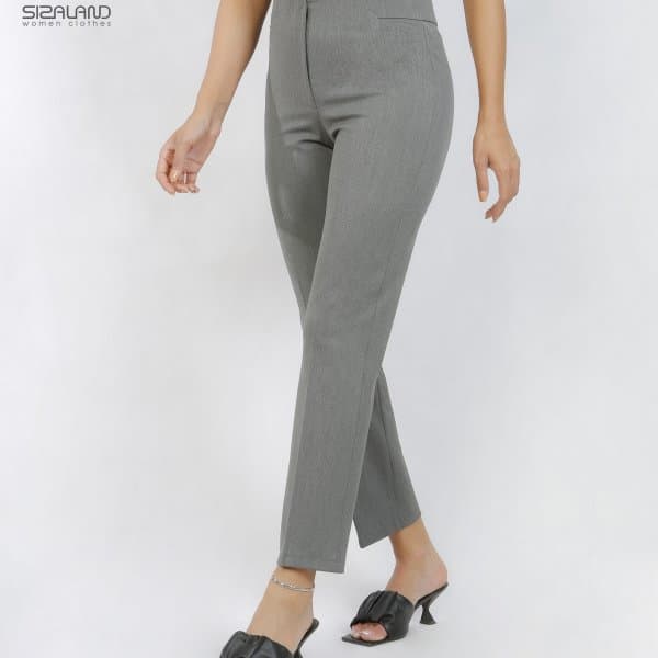 شلوار گاباردین کمرسرخود 649 - تصویر 2