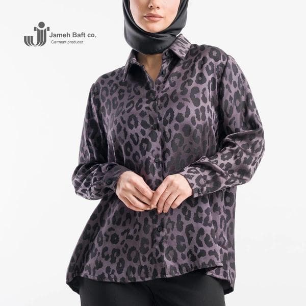 شومیز پلنگی زنانه جذاب - تصویر 2