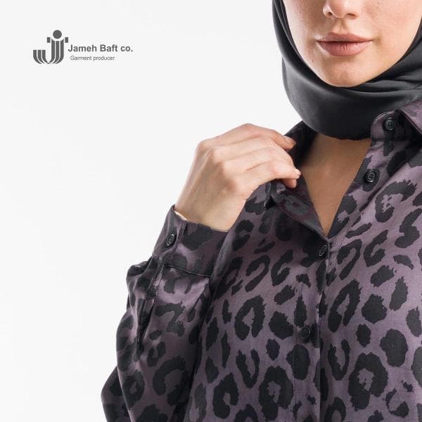 شومیز پلنگی زنانه جذاب - تصویر 3