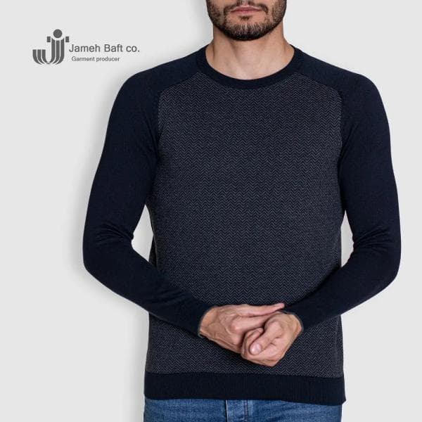 پلیور یقه گرد مردانه - تصویر 1