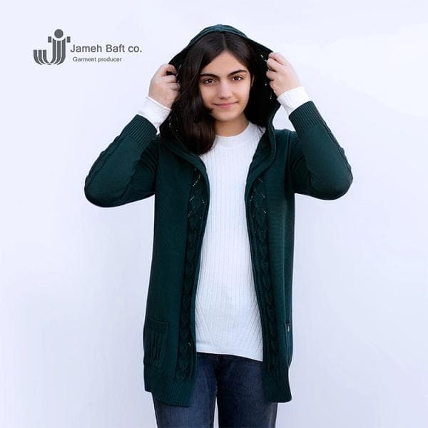 ژاکت بافت دخترانه سولین