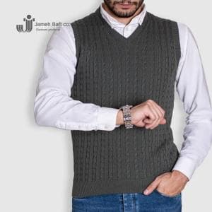 جلیقه بافت مردانه کاسپین
