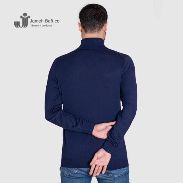 خرید عمده پلیور بافت یقه اسکی مردانه فورتیس - جامه بافت - تصویر 2