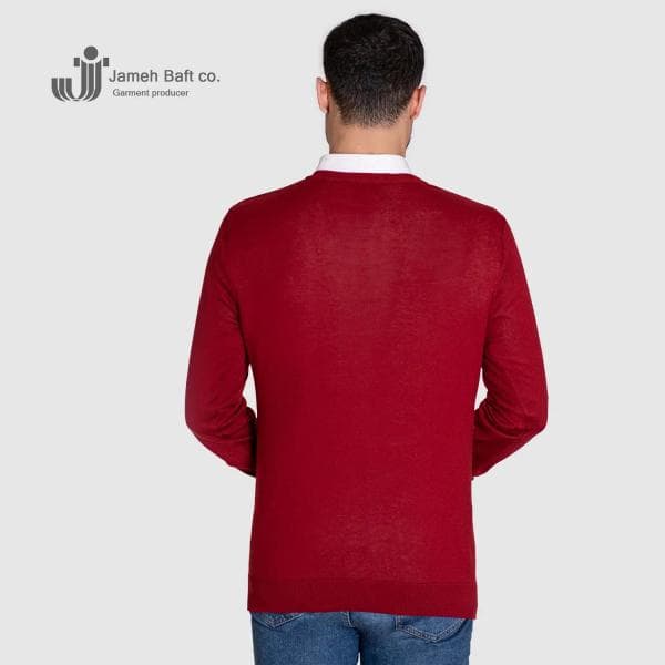 پلیور یقه هفت مردانه اکریلیک پنبه - تصویر 2