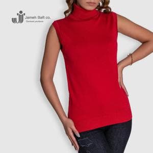 تاپ یقه اسکی بافت زنانه