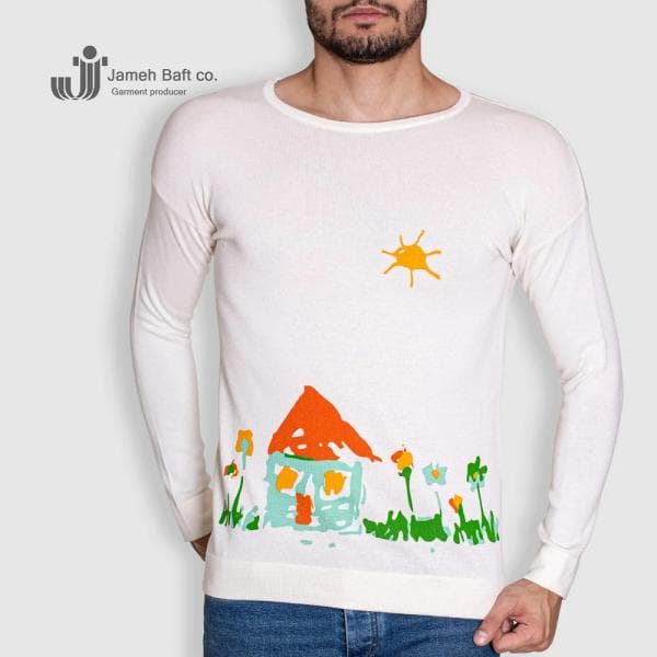 پلیور یقه گرد مردانه - تصویر 1