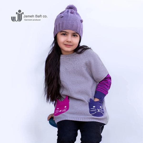 پلیور بافت دخترانه - تصویر 1