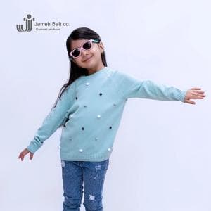 پلیور بافت دخترانه