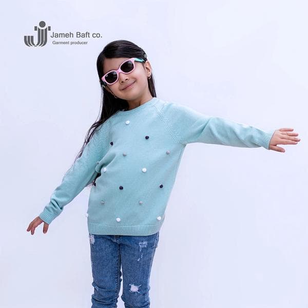 پلیور بافت دخترانه - تصویر 1