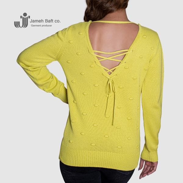 پلیور بافت زنانه - تصویر 2