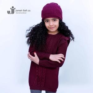 پلیور بافت دخترانه