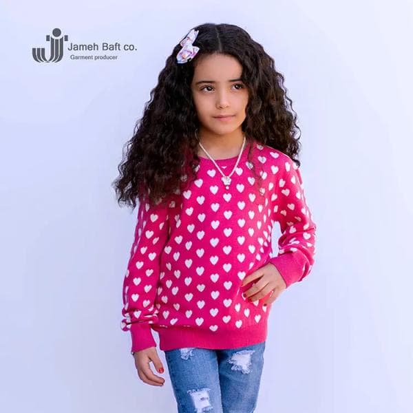 پلیور بافت دخترانه - تصویر 1