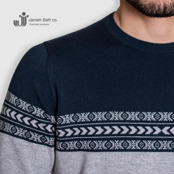 پلیور یقه گرد مردانه - تصویر 3