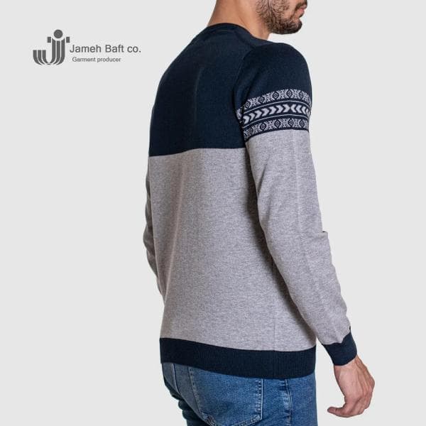 پلیور یقه گرد مردانه - تصویر 2