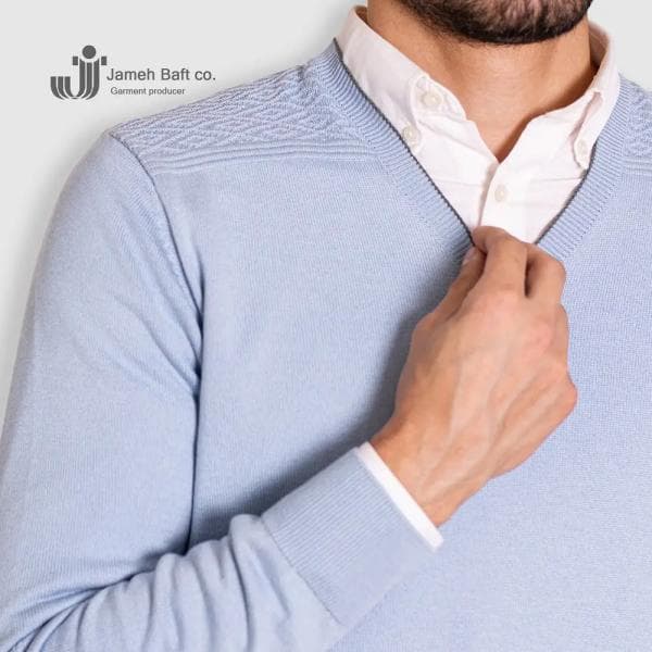 پلیور یقه هفت مردانه - تصویر 3