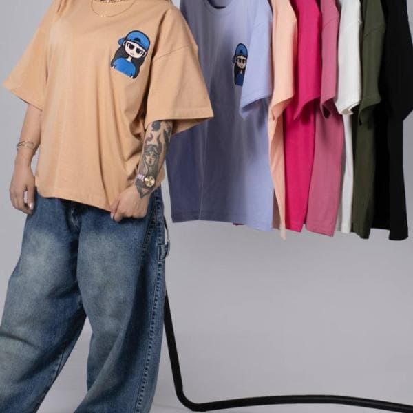 تیشرت باکسی - تصویر 5