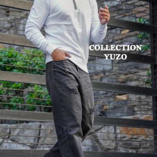 بلوز مردانه نیم زیپ - تصویر 4