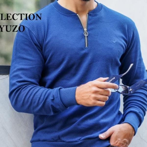 بلوز مردانه نیم زیپ - تصویر 2