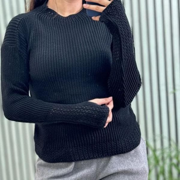 بلوز بافت فینگر دار - تصویر 13