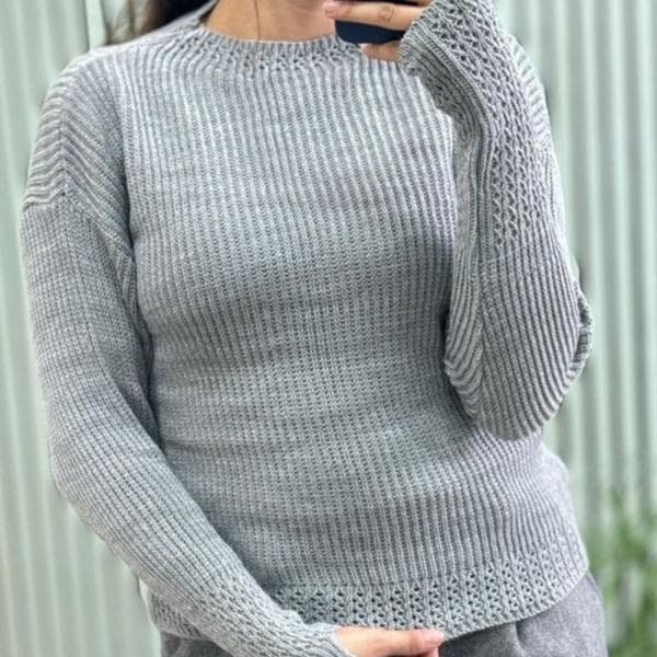 بلوز بافت فینگر دار - تصویر 8