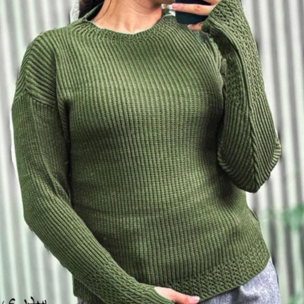 بلوز بافت فینگر دار - تصویر 9