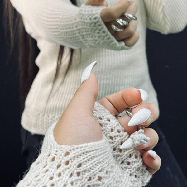 بلوز بافت فینگر دار - تصویر 3