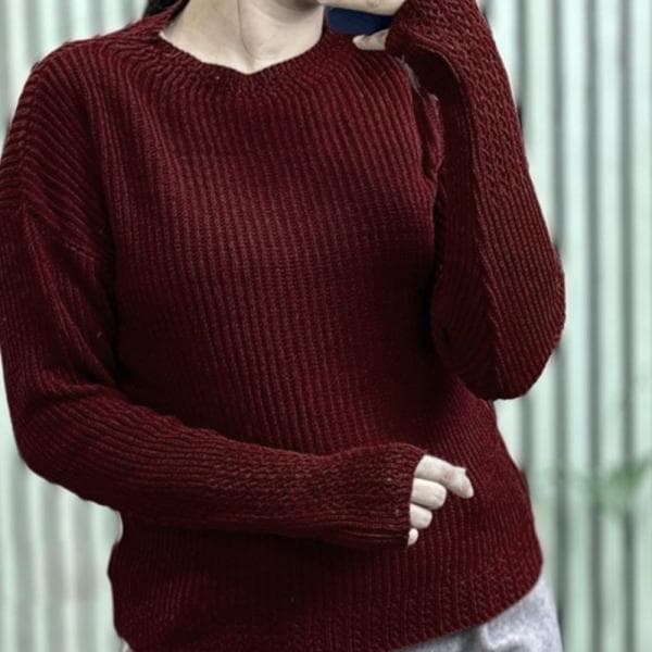 بلوز بافت فینگر دار - تصویر 6