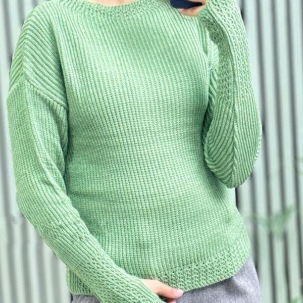 بلوز بافت فینگر دار - تصویر 10