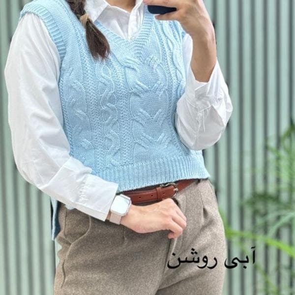 ژیله زنانه بافت نخ ترک - تصویر 12